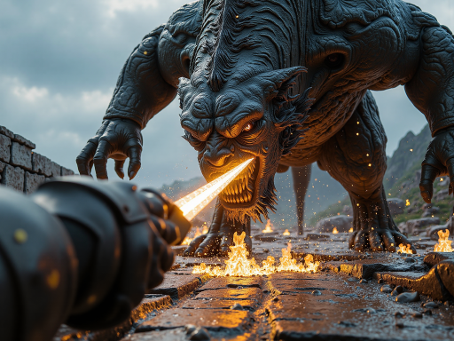 问道帮派战宣传图，展示激烈战斗场面，仙侠风格